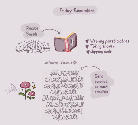 Dua On Friday, Friday Things To Do Islam, Friday Checklist Islam, Friday Reminder, Friday Reminders Islam, Friday Quotes Islam, Ramadan Daily Reminders, Ramadan Day 4 Reminder, Ramadan Tips