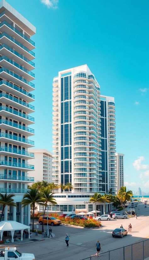 Want to experience Miami Beach’s unique architecture? From art deco to modern designs, find out where to spot Miami’s most iconic buildings. Pin this for your Miami Beach architecture tour! Miami Buildings, Miami Building, Miami Beach Hotel, Washington Dc Tours, Maui Tours, San Francisco Tours, Beach Architecture, Hotel View, Miami Interior Design