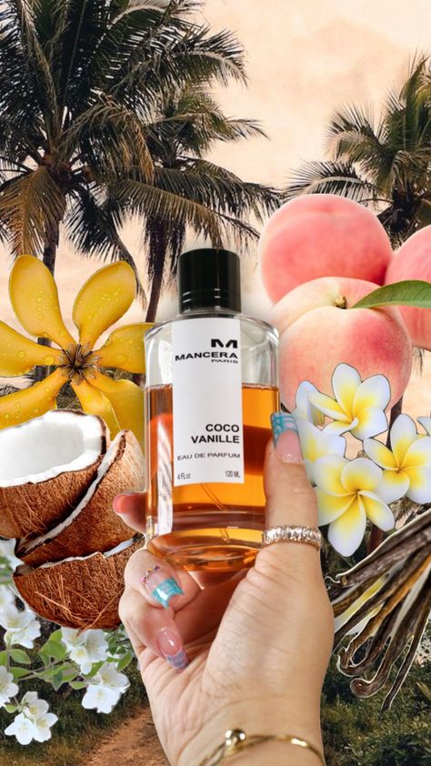 Coco Vanilla Perfume, Coco Vanille Mancera, I Smell Good, Coconut Perfume, Coconut And Vanilla, Fruit Splash, Vanilla Fruit, Perfume Aesthetic, Heart Of The Ocean