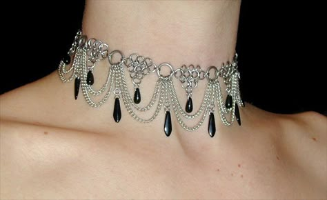 Chain Mail Necklace, Chain Mail Jewelry, Chainmaille Collar, Cuffs Jewelry, Ribbon Tutorial, Chainmaille Jewelry Patterns, Choker Jewellery, Jump Ring Jewelry, Watch Gears