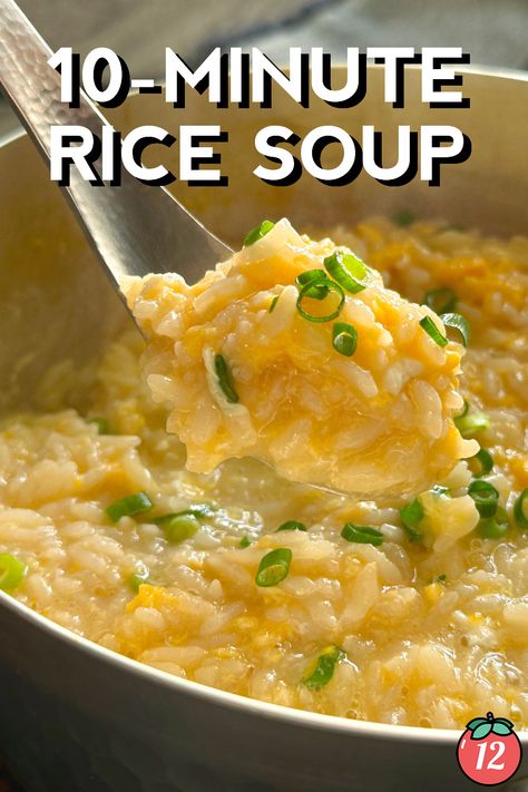 10-Minute Rice Soup | 12 Tomatoes 10 Minute Rice Soup 12 Tomatoes, 10 Minute Rice Soup, 12 Tomatoes Recipes Soups, Soup With Rice Recipes, Corn Free Diet, Easy Soup Ideas, Tomato Rice Soup, Rice Soups, Rice Soup Recipes