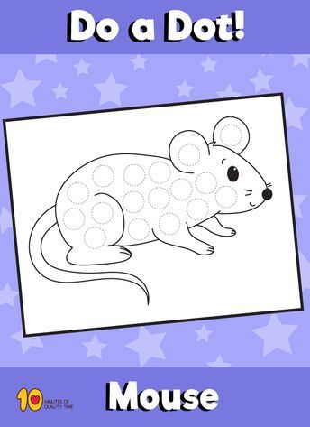 Dot Activity Animals - Mouse Mouse Craft Preschool, Mouse Paint Activities, Preschool Mouse, Speech Classroom, Mouse Paint, Three Blind Mice, Color Unit, Substitute Teaching, Mouse Crafts