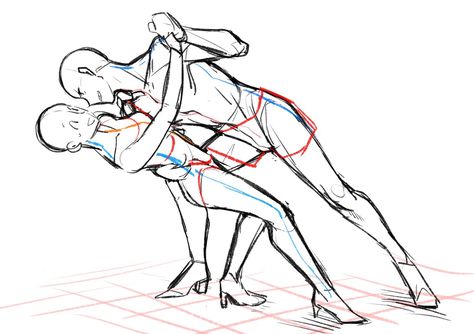 Dancing Drawing Reference, Couple Dancing Drawing, Dancing Pose Reference, Dancing Poses Drawing, Dancing Drawing, Dancing Poses, Couple Poses Drawing, Base Anime, Dancing Art