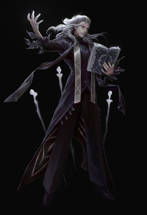 Magician Art, Elf Wizard, Dnd Wizard, Fantasy Inspo, Dnd Elves, Dnd Inspiration, Dark Wizard, Random Character, Fantasy Wizard