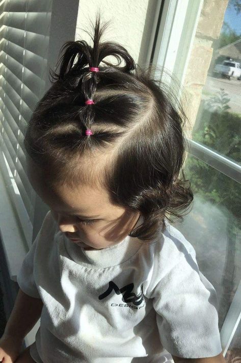 Easy Infant Hairstyles, Hairstyles For Baby Girl Hair Short, Baby Hairstyles Girl Short Hair, Baby Girl Hairstyles For Short Hair, Short Hair Baby Girl Styles, One Year Old Hairstyles, Cute Hairstyles For Babies, Hair Styles For Babies, Hairstyles For Baby Girl