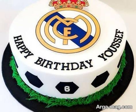 Tarta Real Madrid, Madrid Cake, Real Madrid Cake, Soccer Birthday Cakes, Red Birthday Cakes, Inside Cake, Soccer Cake, Football Cake, Soccer Birthday