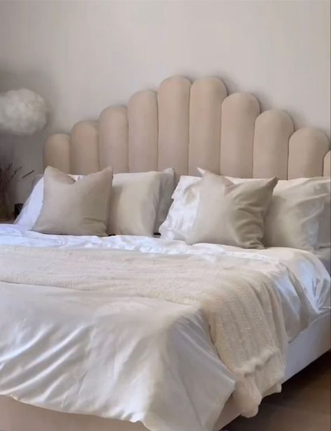 Arched Bed Frame, Cloud Bed Frame, Decent Bed Design, Diy Modern Bed, Arched Bed, Luxury Headboard, Bed Design Ideas, Diy Room Decor Videos, Luxury Room Bedroom