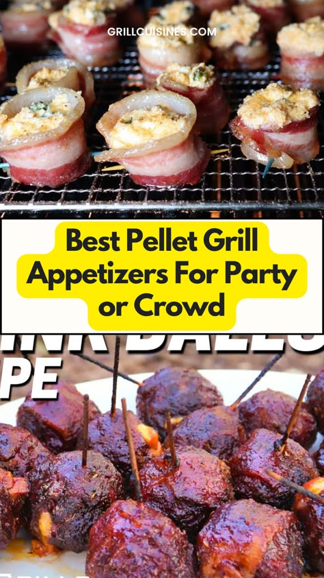 Elevate your appetizer game with this must-try recipe for your pellet grill! These bacon-wrapped jalapeño poppers are stuffed with cream cheese and cheddar, then smoked to perfection, delivering a mouthwatering combination of smoky, spicy, and creamy flavors. Perfect for any gathering, these bbq appetizers will be a hit at your next BBQ or party! You can make these smoked appetizers on Traeger, Pitboss pellet grills#PelletGrill #SmokedAppetizers#smokerrecipes Pellet Grill Snacks, Smoked Bacon Appetizers, Pit Boss Appetizers, Best Smoked Appetizers, Pellet Grill Ideas, Appetizers On Smoker, Pellet Grill Recipes Sides, Traeger Appetizer Recipes, Pellet Grill Appetizers