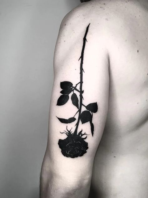 Black Rose Tattoo For Men, Black Rose Tattoo Meaning, Black Rose Tattoo, Black Bird Tattoo, Rose Tattoos For Men, Blue Rose Tattoos, Black Rose Tattoos, Red Rose Tattoo, Stylish Tattoo