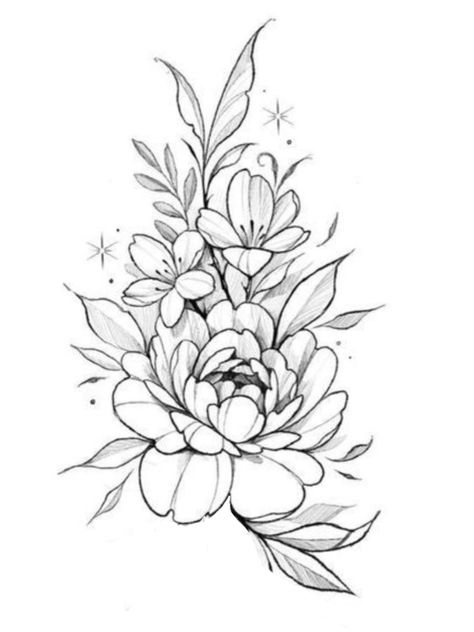 Tattoo Flash Outline, Flash Outline, Outline Flowers, Tattoo Flash, Flash Tattoo, To Do List, Flash, Tattoos, Flowers