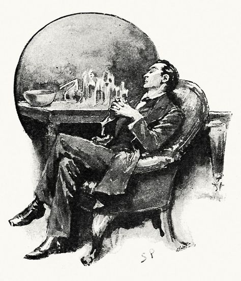 Sidney Paget drawing from the Sherlock Holmes series Sidney Paget, Original Sherlock Holmes, Sherlock Holmes Book, Sherlock Holmes Series, Sherlock Art, Famous Detectives, Jeremy Brett, Literary Characters, Sir Arthur Conan Doyle