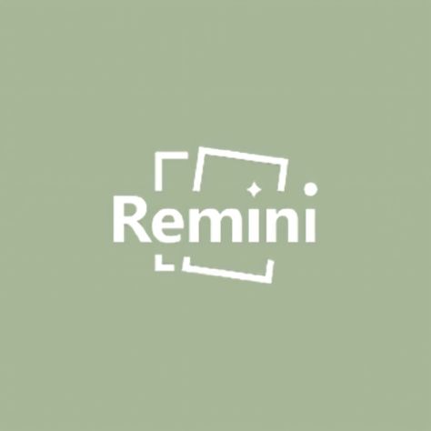 Remini Icon, Green, Quick Saves