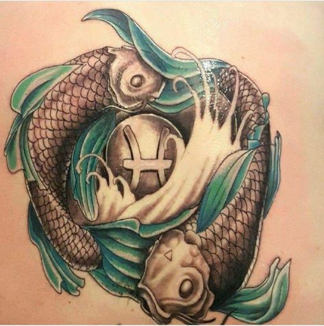 Pisces And Sagittarius Tattoo, Pisces Tattoo For Men, Pices Zodiac Tattoo, Tattoos Pisces, Zodiac Tattoos Pisces, Pisces Tattoo Designs, Full Hand Tattoo, Pisces Tattoo, Sagittarius Tattoo