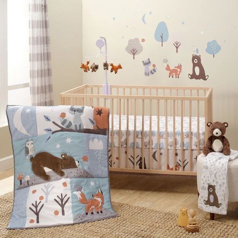 Introducing our newest cuddly addition to the nursery! 🐻✨ Say hello to the Sleepytime Bear 3-Piece Crib Bedding Set. Happy Hedgehog, Nursery Songs, Welcome Home Baby, Animal Wall Decals, Fleece Baby Blankets, Baby Crib Mobile, Baby Bedding Sets, Nursery Crib, Colorful Trees