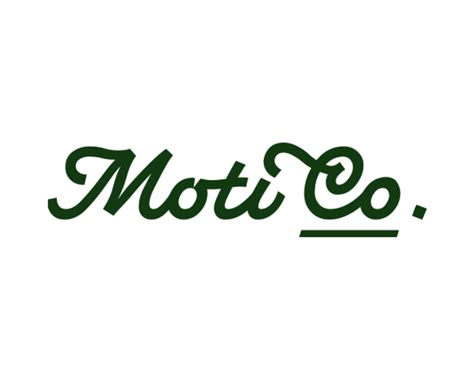 Moti Co. Cursive Logo Design, Logotype Typography Logo, Golf Logo Design, Typo Logo Design, Typographic Logo Design, Logotype Typography, Logo Design Inspiration Creative, Logo Script, Logo Unique