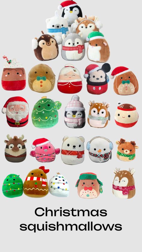 #squishmallow #squishmallows #christmas #stuffies #elfs #tree #christmastree #santa #mrsclaus Squishmallows Christmas, Cute Christmas Ideas, Christmas Dreaming, Cute Squishies, Soft Stuffed Animals, Christmas Inspo, Old World Christmas, Cute Stuffed Animals, Birthday Wishlist