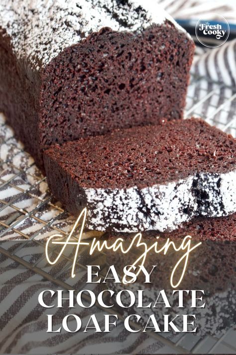 Brown Butter Loaf Cake, Chocolate Cake In Loaf Pan, Brownie Loaf Cake, Chocolate Loaf Cake Easy, Chocolate Loaf Cake Moist, Brownie Bread Loaf, Chocolate Bread Loaf, Chocolate Loaf Bread, Easy Loaf Cake Recipes