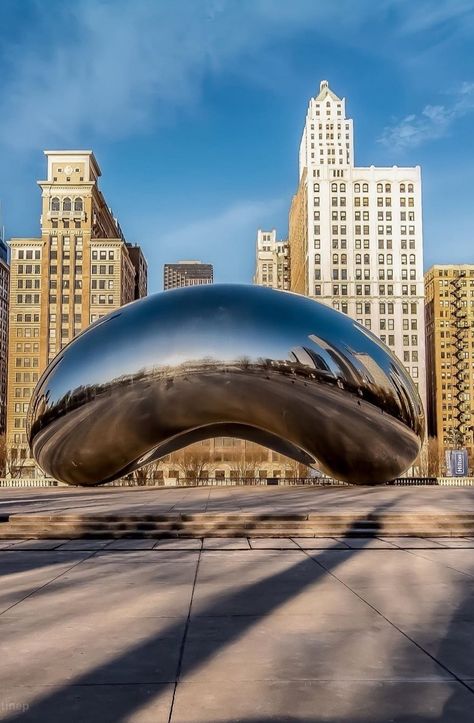 The Bean, Cloud Gate (Millenium Park), Chicago Millenium Park Chicago, Millenium Park, Atlantic Ocean, Cloud Gate, North West, Gender Reveal, In The Middle, United States Of America, The Middle