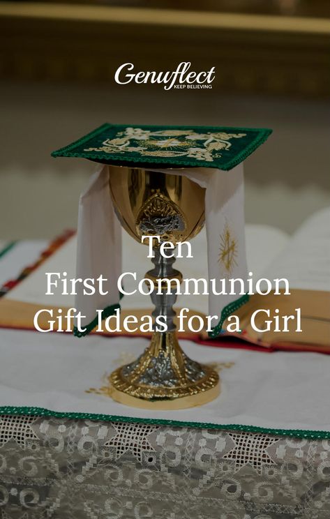 Here are 10 great gift ideas to give that special girl on her First Communion. First Communion Gifts For Girls Catholic, First Communion Gift Ideas Girl, First Communion Gift Ideas, Catholic Communion, Seven Sacraments, Communion Gifts Girl, Personalization Mall, Special Prayers, Bead Frame