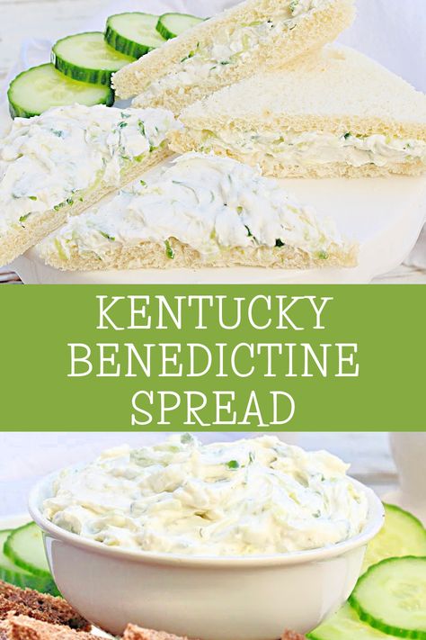 Tea Party Veggies, Cucumber Cream Cheese Spread, Olive Spread For Bread, Bread Spreads Appetizers, Veggie Sandwich Spread, Benedictine Dip, Cucumber Spread, Cucumber Cream Cheese Sandwiches, Benedictine Spread