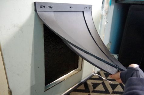 Diy Dog Door, Dog Proof Litter Box, Diy Doggie Door, Large Dog Door, Window Cleaner Homemade, Doggie Door, Window Boxes Diy, Steel Doors Exterior, Lost My Mind