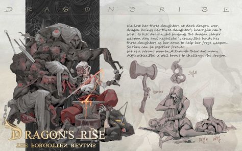 ArtStation - drago‘s rise the forgotten realms Rise Of The Dragon, Flip Books Art, Concept Art Books, Laugh Together, Forgotten Realms, Creature Artwork, Concept Art Character, My Imagination, Game Concept Art