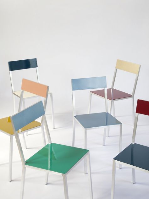 Muller Van Severen: Chair 2 Chanel Decoration, Valerie Objects, Geometric Chair, Muller Van Severen, Painted Chairs, Paris Design, Furniture Details, Functional Furniture, Colorful Furniture