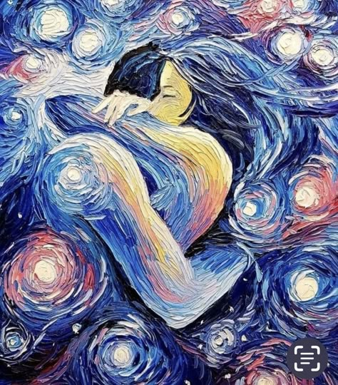 Soulmates Art, Twin Flame Art, Romantic Paintings, Flame Art, Arte Van Gogh, Art Of Love, Romantic Art, Ethereal Art, Art Inspiration Painting