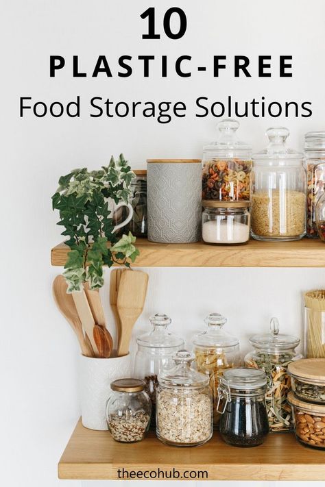 Reduce Plastic Use, Plastic Free Food Storage, Zero Waste Lunch, Plastic Free Kitchen, Zero Waste Swaps, Wooden Cooking Utensils, Plastic Free Living, Zero Waste Kitchen, Sustainable Kitchen