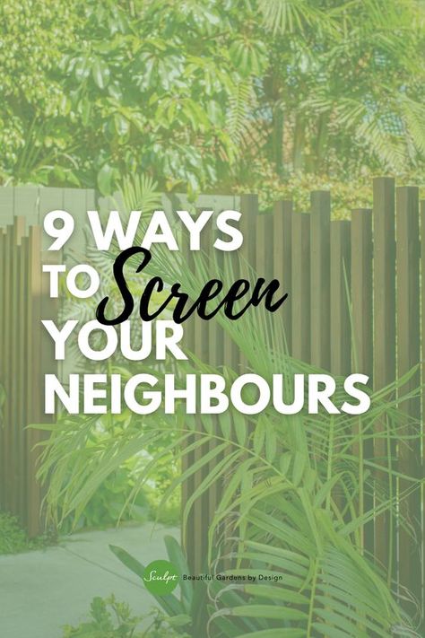 How To Add Privacy To Patio, Garden Screening Ideas From Neighbours, Fence For Privacy Ideas, Privacy Screen On Fence, Corner House Privacy Ideas, Privacy Screen Porch Ideas, Fence Cover Up Ideas, Yard Screening Ideas, Backyard Screens Privacy