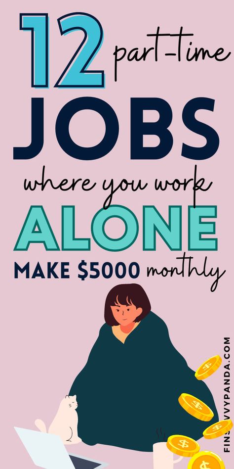 Knowing you work best alone? These jobs where you work alone from home are ideal for introverts. From remote online careers to high-paying side jobs, these good jobs cater to different personality types. Whether you’re looking for a full-time career or just a side hustle, find the perfect work-from-home job that suits your needs! Online Jobs For Moms, Fulfilling Career, Earn Free Money, Work From Home Careers, Work From Home Companies, Night Jobs, Typing Jobs, Online Jobs From Home, Money Making Jobs