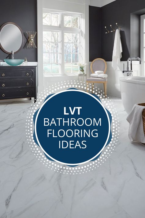 Marble Lvt Floor Bathroom, Lvt In Bathroom, Luxury Vinyl Bathroom Floor, Bathroom Lvt Flooring Ideas, Lvp In Bathroom Floor, Lvt Flooring Bathroom Vinyl Tiles, Lvt Flooring Planks Luxury Vinyl Tile, Luxury Vinyl Tile Flooring Bathroom, Lvp Flooring Bathroom