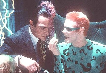 Batman Forever, Tommy Lee Jones, Two Face, Tommy Lee, Jim Carrey, Batman