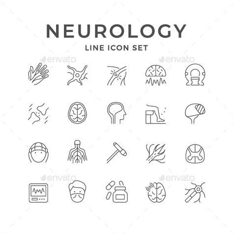 Neurons Aesthetic, Neurology Logo, Portfolio Booklet, Sketch Icon, Design Apps, Medical School Essentials, Best Icons, Rgb Color, Neurology