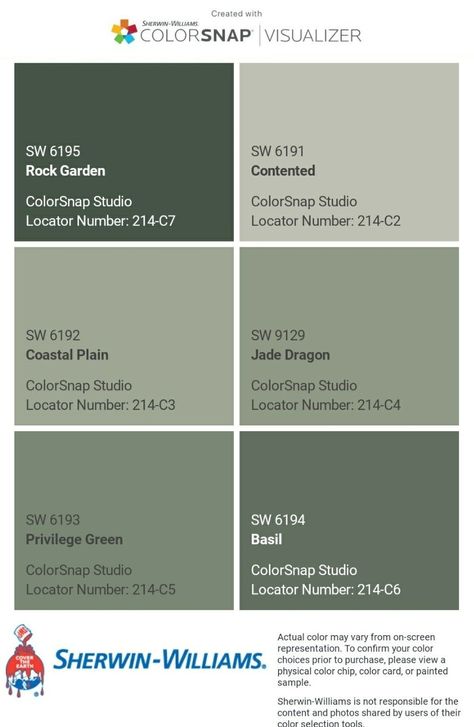 Green Exterior House Colors, Sage Green Paint Color, Beach House Colors, Sage Green Paint, Green Front Doors, Paint Color Inspiration, Jade Dragon, Color Vibe, Green Paint Colors