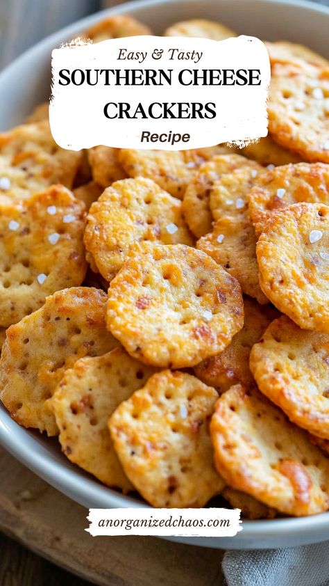 Appetizers With Cheddar Cheese, Gf Cheese Crackers, Easy Cheesy Crackers, Rosemary Cheese Crackers, Cowboy Crackers Recipes, Southern Cheese Crackers Recipe, Ranch Club Crackers Recipe, Baked Crackers Recipe, Spicy Cheese Crackers