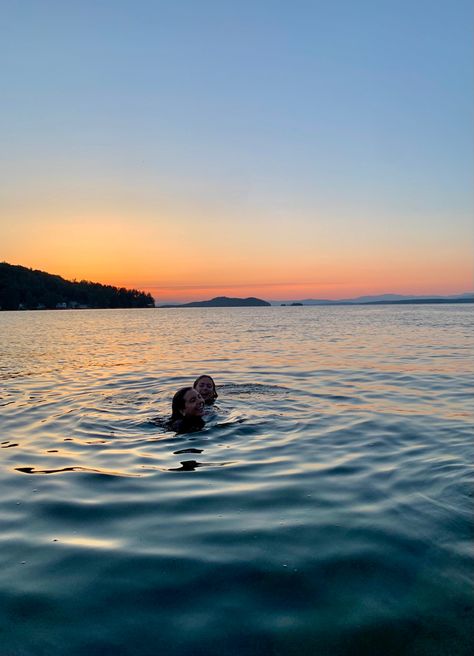 Newfoundland Aesthetic, Sunset Swimming, Aesthetic Besties, Jenny Han, New England Style, 2025 Vision, Lake Life, Newfoundland, Cape Cod