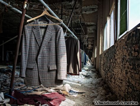 The Lebow Brothers Clothing Company: Cut According to Its Cloth | Abandoned America High School Art Room, Matthew Christopher, Company Photo, Abandoned Cities, Abandoned Amusement Parks, Clothing Factory, Art Deco Buildings, Abandoned Mansions, Design School