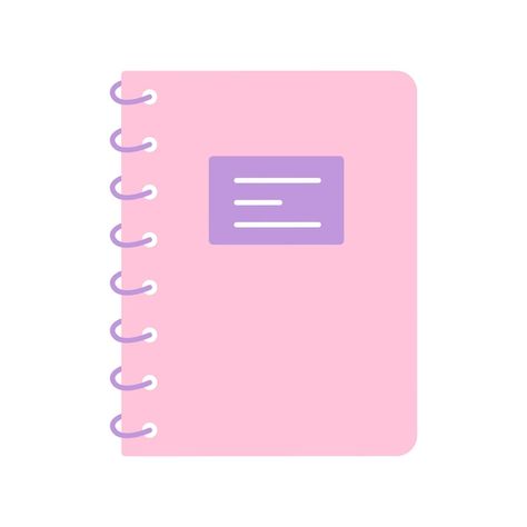 Pink Notebook Icon, Notebook Outline, Anime Closet, Notebook Png, Diary Illustration, Notebook Illustration, Open Notebook, Ring Vector, Designer Cookies