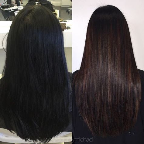 Balayage Straight Hair, Black Hair Balayage, Gorgeous Hair Color, Brunette Balayage Hair, Brown Hair Balayage, Brown Balayage, Hair Color Balayage, Hair Inspiration Color, Dark Brown Hair