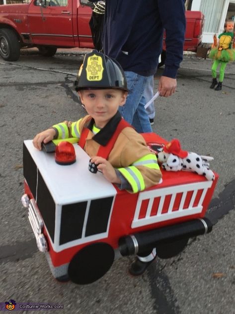 Fireman Costume, Cardboard Box Car, Fireman Party, Cardboard Car, Pe Ideas, Box Costumes, Fireman Sam, Monster Trucks Birthday Party, Shoulder Surgery