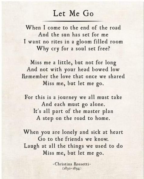 Poems By Famous Poets, Prayer Of The Day, In Loving Memory Quotes, Christina Rossetti, When Life Gets Hard, Sympathy Quotes, Inspirational Poems, Mom Life Quotes, Literature Quotes