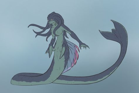 I dont remember where i found this but i remember it’s a concept for a mermaid able to live on land and water Simic Hybrid, Mythical Creatures Fantasy, Beast Creature, Humanoid Creatures, Mermaid Drawings, Drawing Examples, Greek Mythology Art, Mermaids And Mermen, Alien Concept Art