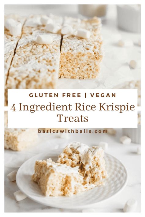 Rice Krispie Treats Easy, Vegan Rice Crispy Treats, Vegan Rice Krispie Treats, Vegan Key Lime Pie, Homemade Rice Krispies Treats, Rice Krispie Squares, Vegan Rice, Rice Recipes For Dinner, Rice Crispy Treats