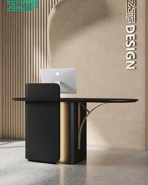 Black led reception desk WhatsApp me:+8613290855362 #receptiondesk #receptiontable #receptioncounter #counter #fronttable #frontcounter #frontdesk #checkoutcounter #salonreceptiondesk #salon #nailsalon #hairsalon #beautysalon Small Reception Area Office, Led Reception Desk, Black Reception Desk, Office Startup, Reception Area Design, Small Reception Desk, Check Out Counter, Small Reception, Office Reception Area