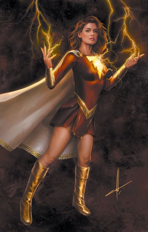 Female Shazam, Shazam Dc Comics, Mary Marvel, Dan Mora, Marvel Family, Captain Marvel Shazam, Dc Women, Dc Comics Girls, Wonder Man