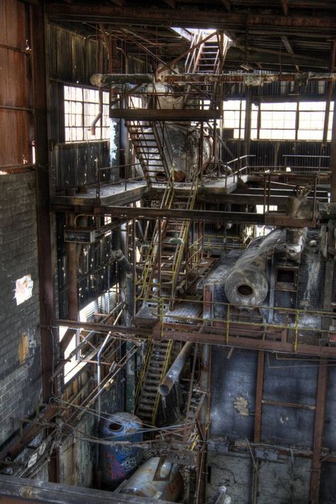 Abandoned factory outside of Baltimore  #abandoned #factory #outside #baltimore #photography Baltimore Photography, Industrial Room, Abandoned Factory, Beautiful Decay, Industrial Factory, Industrial Architecture, Old Factory, Industrial Photography, Hauntingly Beautiful