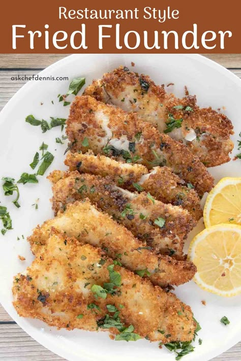 Best Way To Cook Flounder, Flounder Marinade, Filet Of Flounder Recipes, Fried Flounder Recipes Fish Fry, Air Fried Flounder, Air Fried Flounder Recipes, Air Fryer Flounder Filets, How To Cook Flounder Filets, Fried Flounder Recipes