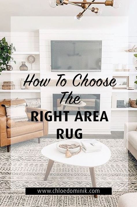 How To Choose The Right Area Rug: There's lots of factors that go into choosing the right area rug for your space, colour, environment, style and function. Here is a guide to how to pick the right rug for your home down to size, colour, function and materials. @chloedominik #howtochoosearug #arearugs #interiordesigntipsrugs #choosinganarearug #arearugideas #layeredrugs #texturedrug How To Choose The Right Size Area Rug, Choosing Rug Size Living Room, How To Choose Rug Size Living Rooms, Living Room With Area Rug Ideas, How To Choose An Area Rug, How To Pick A Rug Color, How To Choose A Living Room Rug, How To Pick An Area Rug For Living Room, How To Choose A Rug Living Rooms