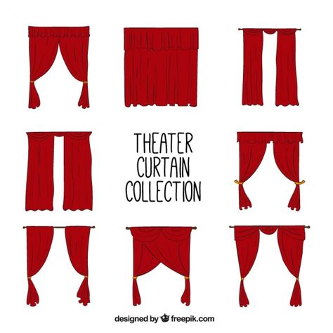 Theater Curtains Drawing, Curtain Illustration, Hall Curtains, Hotel Bar Design, Theatre Drawing, Theater Curtains, Theatre Illustration, Curtain Drawing, Theatre Curtains